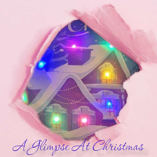 Jossiomi Decorative Christmas House LED Light Up Cushion Covers