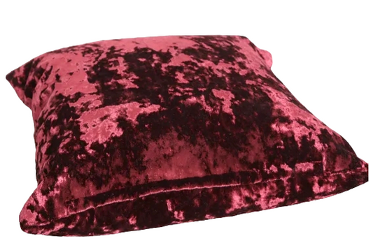 Jossiomi Crushed Velvet Decorative Square Covers - 20" x 20" - Pack of 2