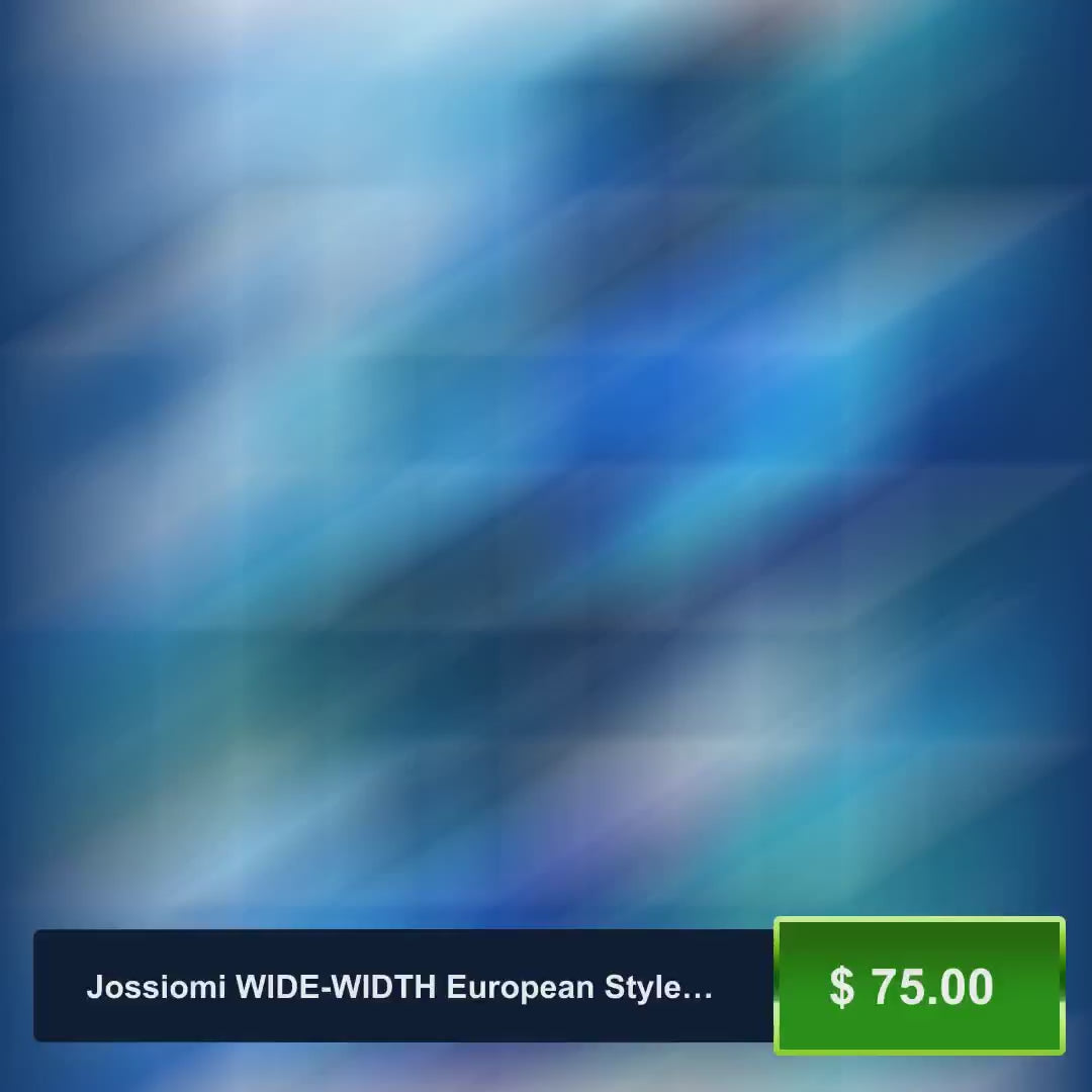 Jossiomi WIDE-WIDTH European Style Black & Silver Embossed Jacquard - 2 & 4 Panel Packs by@Vidoo