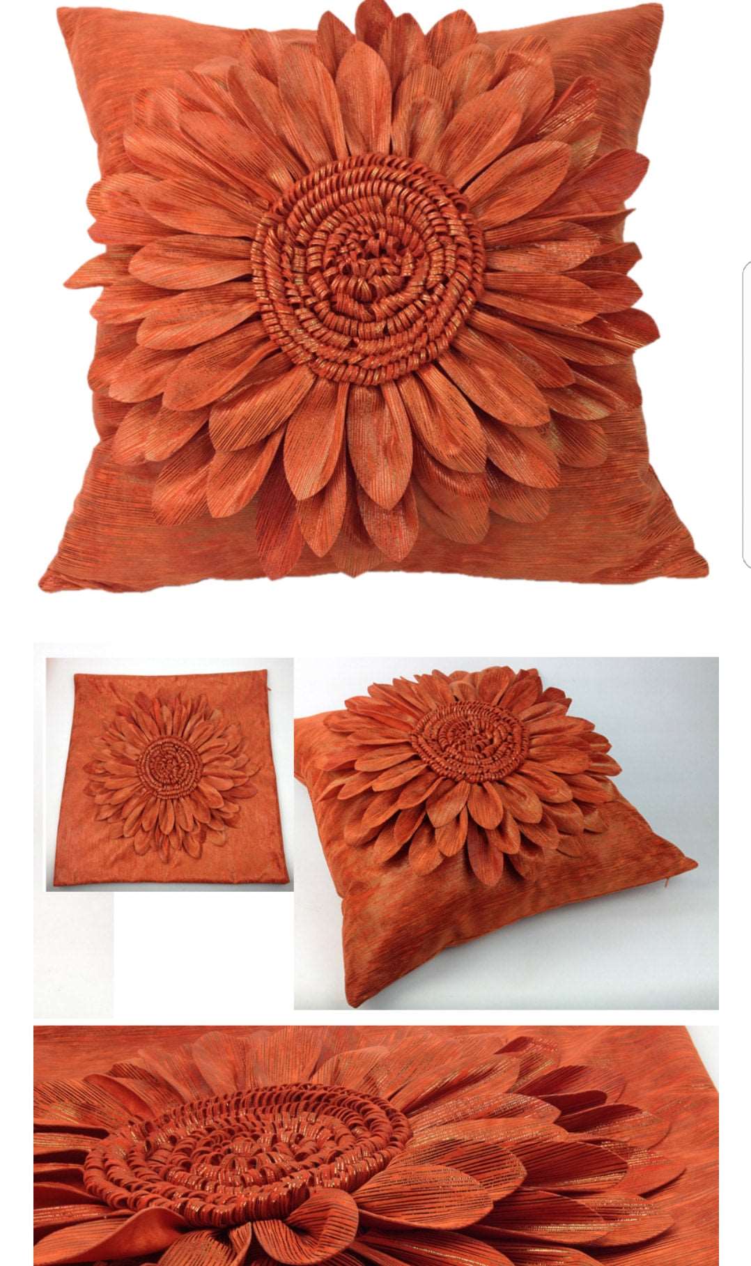 Cassy Sunflower Cushion Covers - Pack of 2