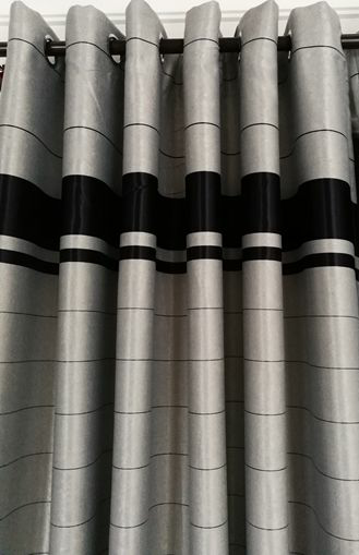 Jossiomi WIDE-WIDTH European Style Black & Silver Embossed Jacquard - 2 & 4 Panel Packs